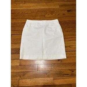 Banana Republic White Mini Skirt